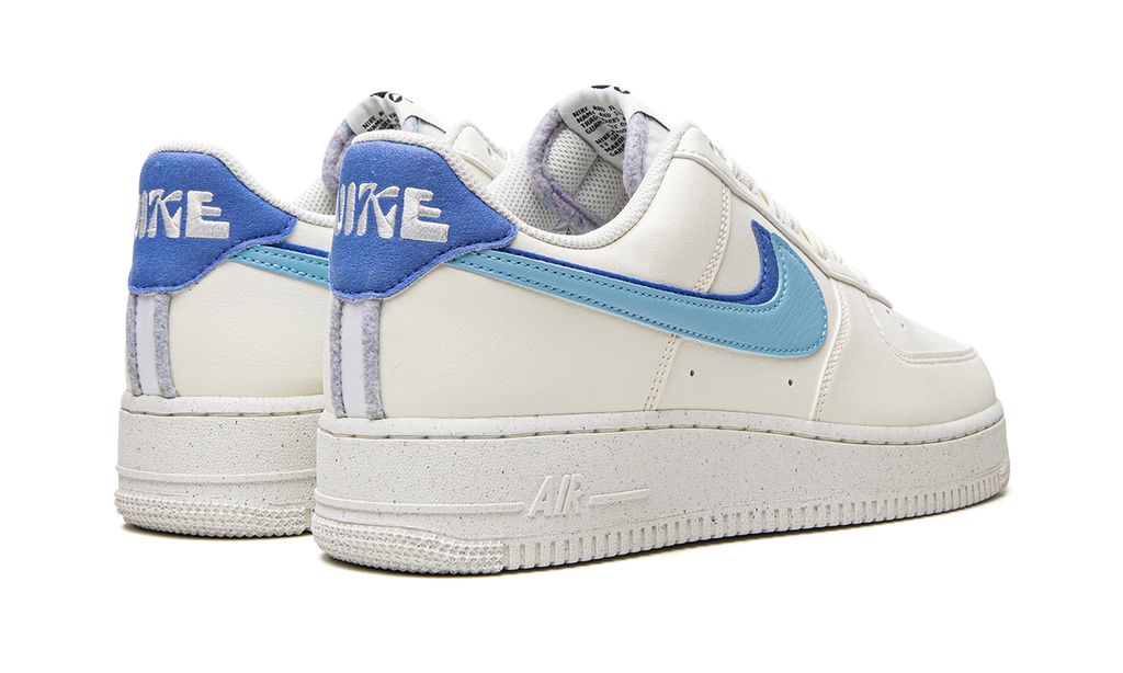 Nike Air Force 1 Double Swoosh White Médium Blue Nike Air Force 1 82 Double Swoosh White Médium Blue Keesef