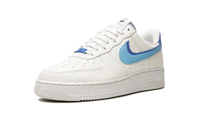 Nike Air Force 1 Double Swoosh White Médium Blue Nike Air Force 1 82 Double Swoosh White Médium Blue Keesef