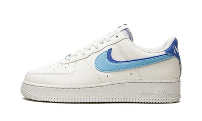 Nike Air Force 1 Double Swoosh White Médium Blue Nike Air Force 1 82 Double Swoosh White Médium Blue Keesef