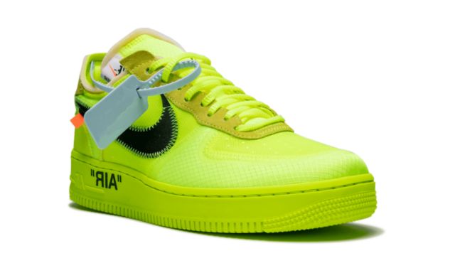 Nike Air force 1 Low Off White Volt Nike Air force 1 Low Off White Volt Keesef