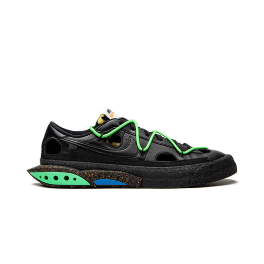 Nike Blazer Low Off-White Black Electro Green Nike Blazer Low Off-White Black Electro Green Keesef