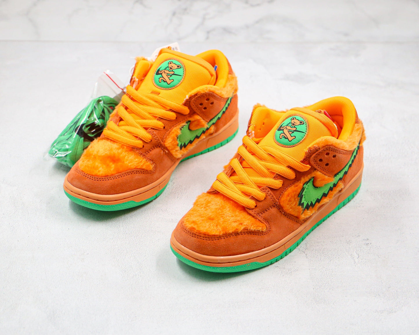 Nike SB Dunk Low Grateful Dead Bears Orange Nike SB Dunk Low Grateful Dead Bears Opti Yellow Keesef