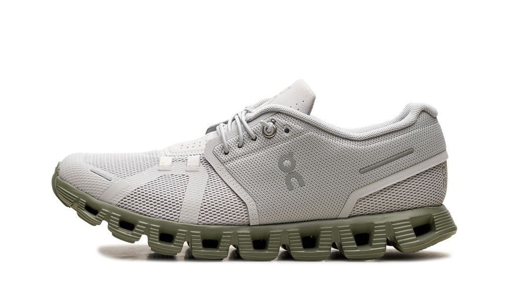 On Running Cloud 5 Glacier Grey Reseda Green Keesef