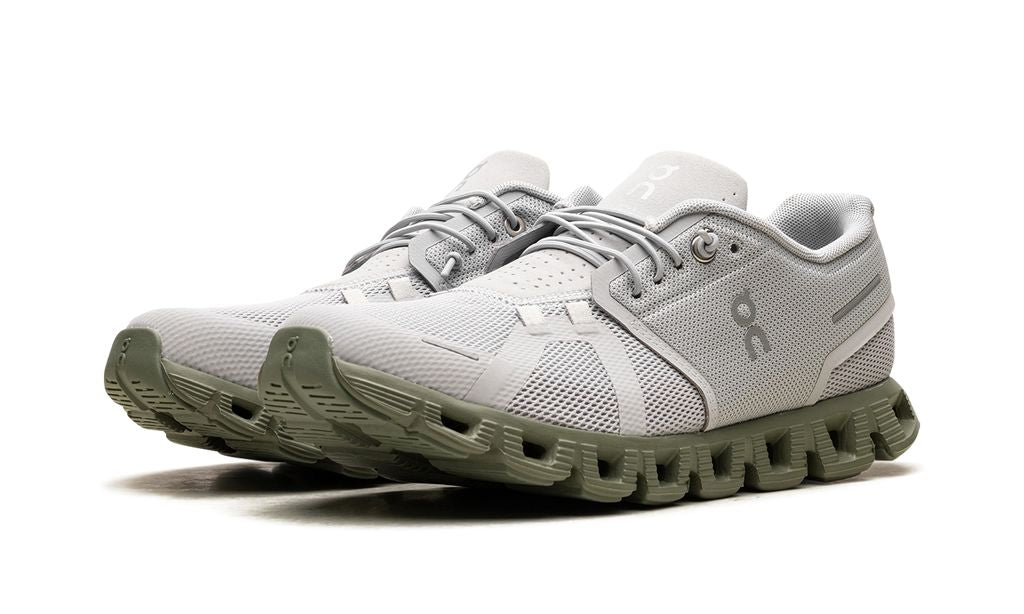 On Running Cloud 5 Glacier Grey Reseda Green Keesef