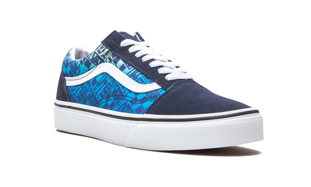 Vans Old Skool Off the Wall Logos - Blue