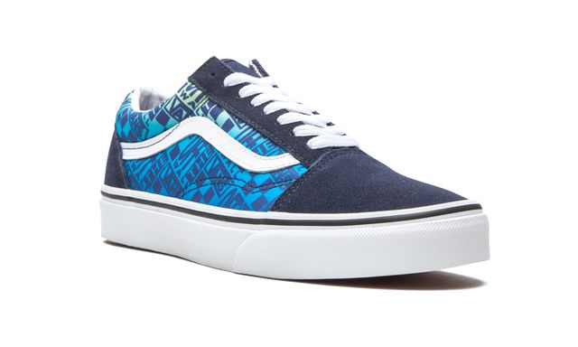 Vans Old Skool Off the Wall Logos - Blue Keesef