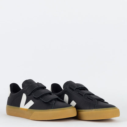 Vert Shoes Logo Chromefree Leather Black White Keesef